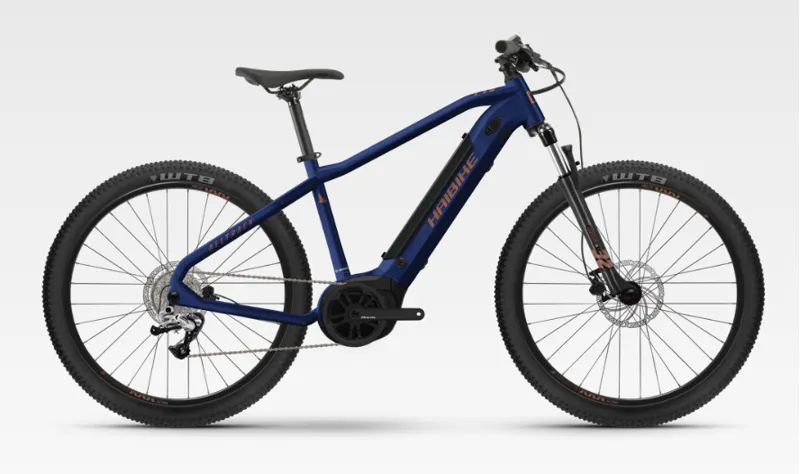 2023 Haibike Alltrack Hardtail Electric MTB in Blue