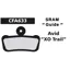 EBC SRAM Guide/Avid XO Trail Pads Green FA633 Disc Brake Pads