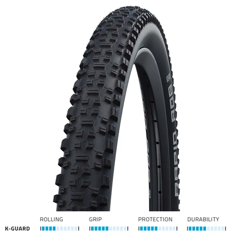 Schwalbe Rapid Rob K- Guard MTB Bike Tyre Black -1