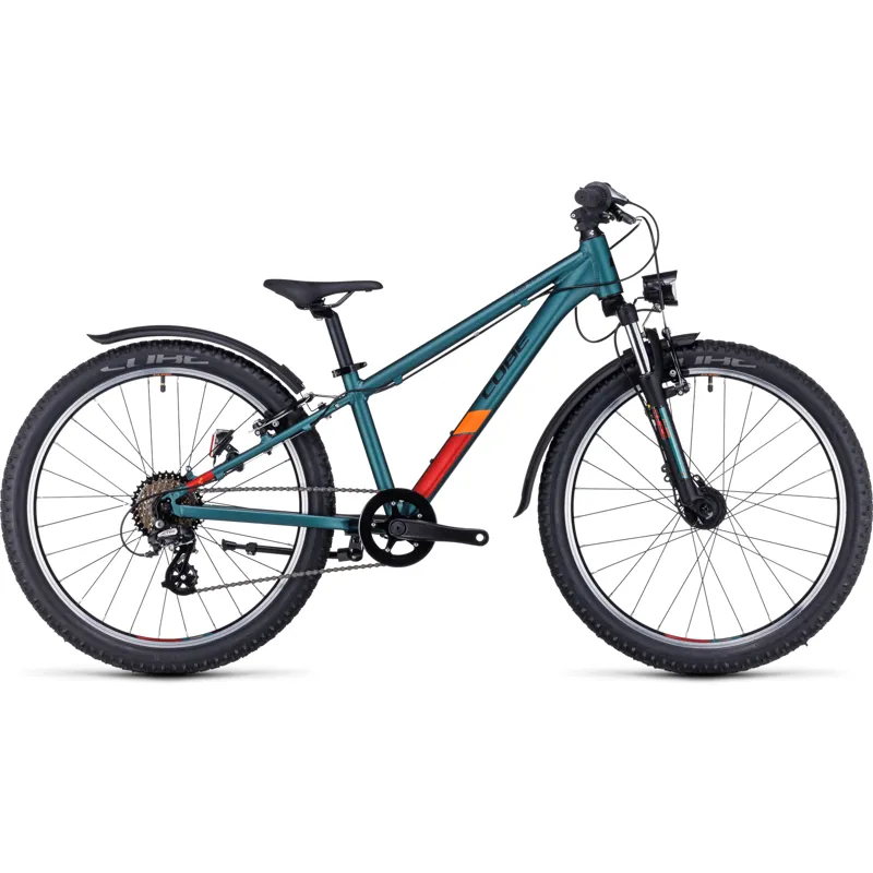 Cube Acid 240 Allroad Kids Bike in Leaf Orange