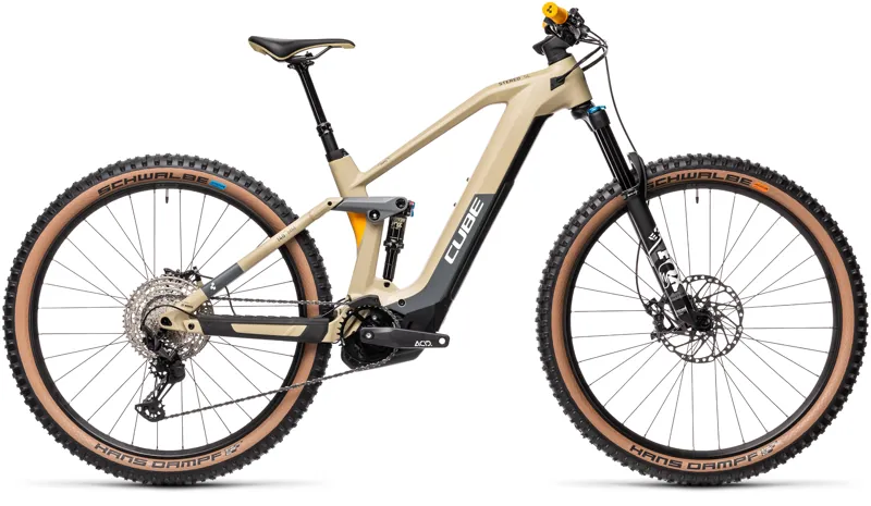 2021 Cube Stereo Hybrid 140 HPC SL 625 Electric Bike in Brown