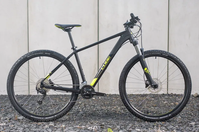 2021 Cube Aim EX Hardtail Mountain Bike in Black
