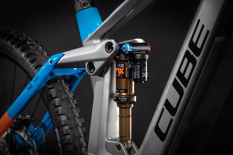 2021 Cube Stereo Hybrid 160 HPC Actionteam 625 27.5 Kiox MTB in Silver-3