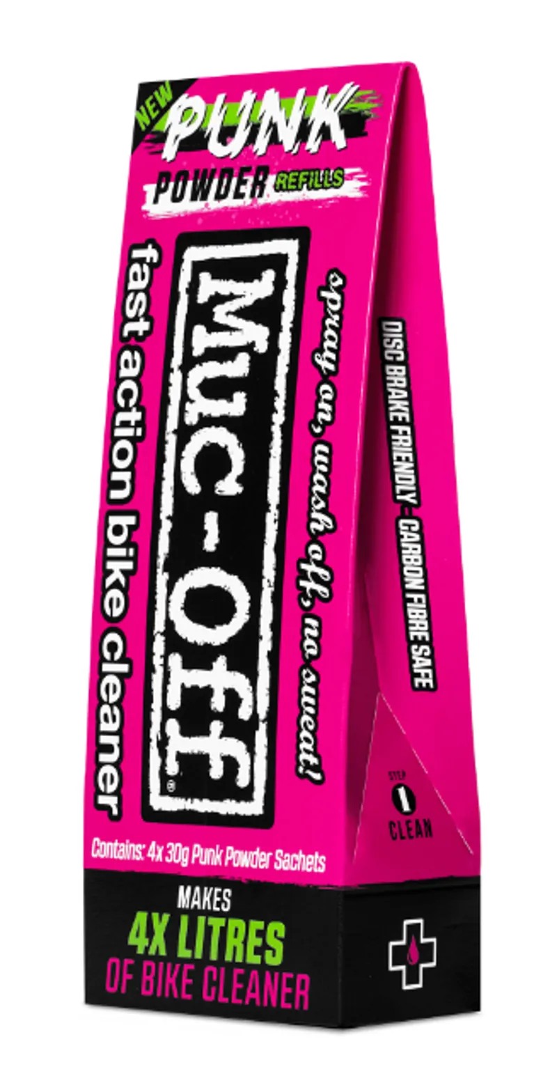 Muc-Off Punk Power 4 Sachet pack Makes 4 Litres of Cleaner Pink