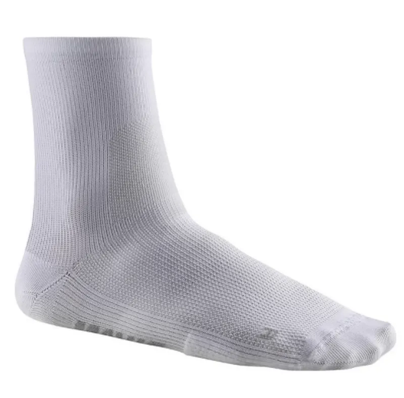 Mavic Cycling Performance Mid Length Sock - White