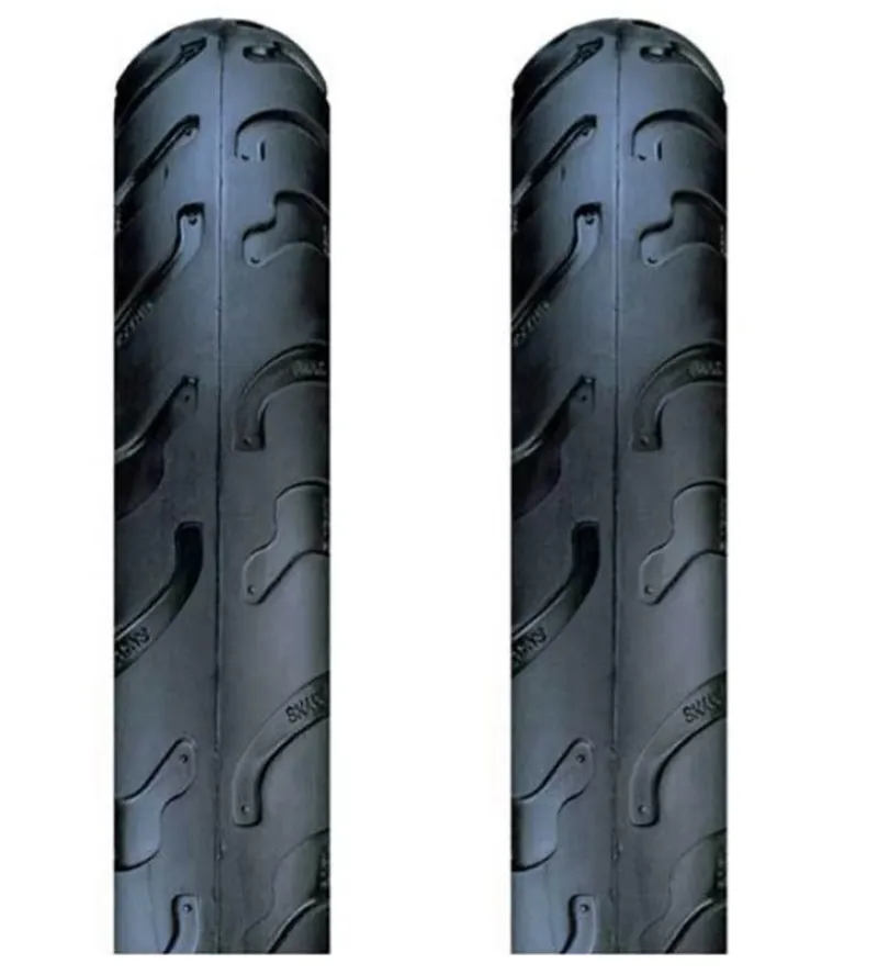 PAIR - Nutrak 12 x 1-1/2 - 2-1/4 Inch Semi-Slick Stroller Tyre - PAIR
