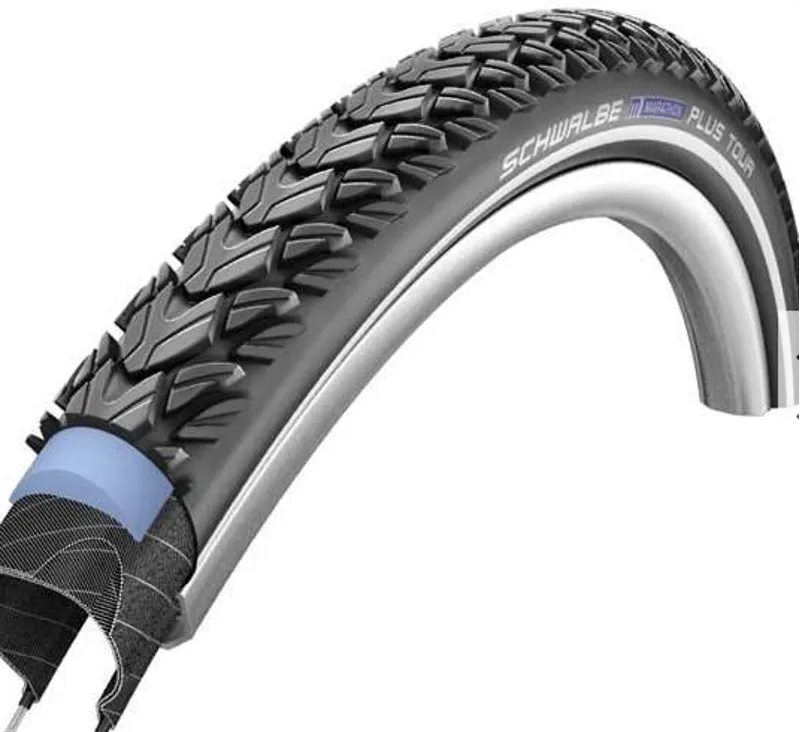 Schwalbe Marathon Plus Tour Tyre in Black/Reflective