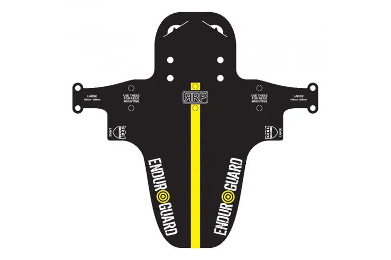 RRP - Enduroguard Front Mud Guard Fender - Black -3