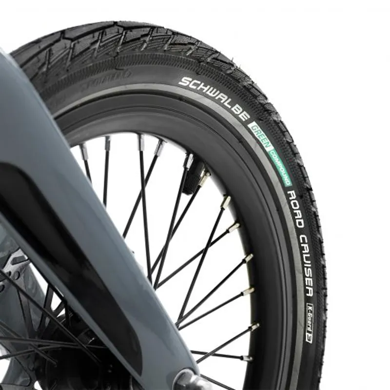 MiRider One Folding Electric Bike - Grey / Black-2