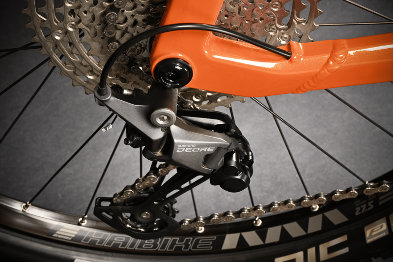 Haibike ALLTRACK 6 27.5er Electric MTB Bike - Gloss Orange Alloy 2023-7