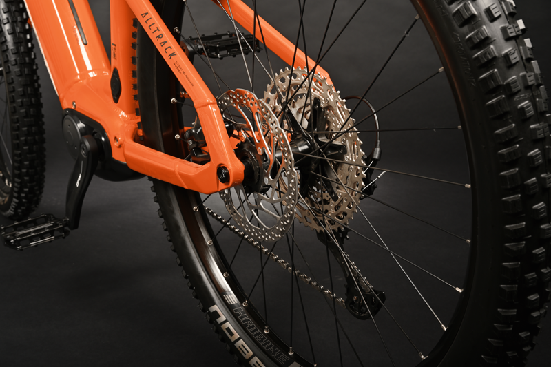Haibike ALLTRACK 6 27.5er Electric MTB Bike - Gloss Orange Alloy 2023-4