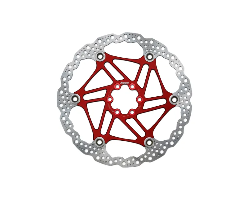Hope Floating Disc Brake Rotor - 200mm 6 Bolt Aluminium Red