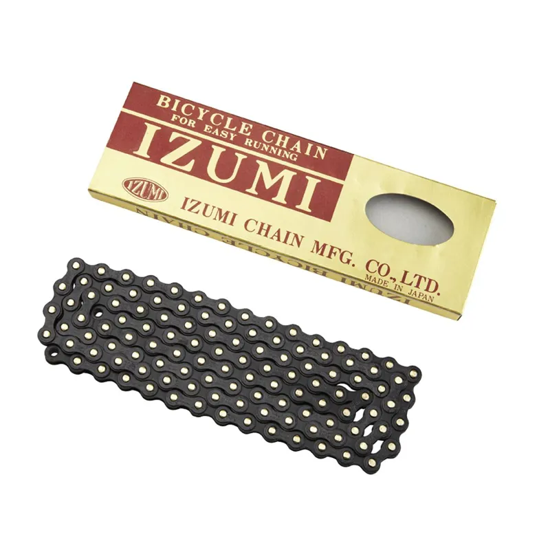 Izumi Standard Single Speed Chain 1/2 X 116 Links Black/Gold