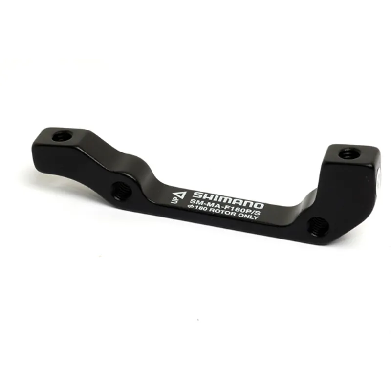 Shimano Spares Disc Brake Adapter for Fork to Caliper Mounting - Black - Alloy-3