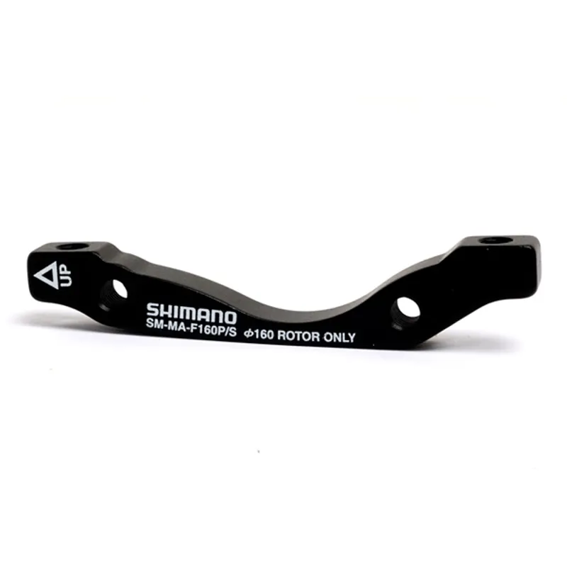 Shimano Spares Disc Brake Adapter for Fork to Caliper Mounting - Black - Alloy-1