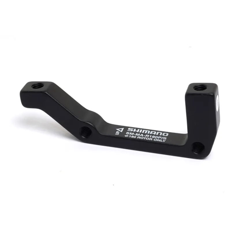 Shimano Spares Disc Brake Adapter for Fork to Caliper Mounting - Black - Alloy-9