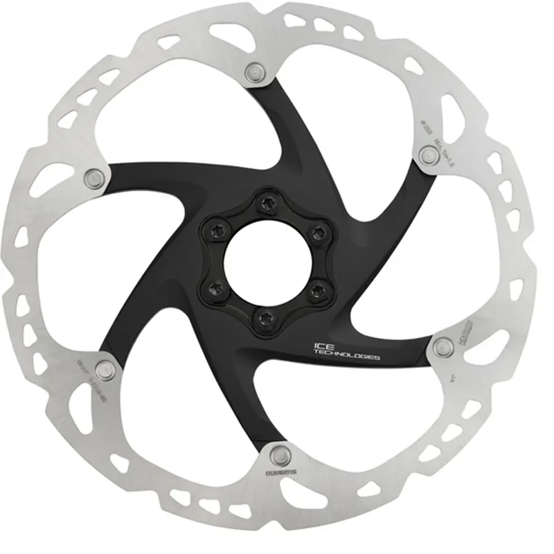 Shimano Deore Rotor SM-RT86 XT Ice Tec Silver / Black 