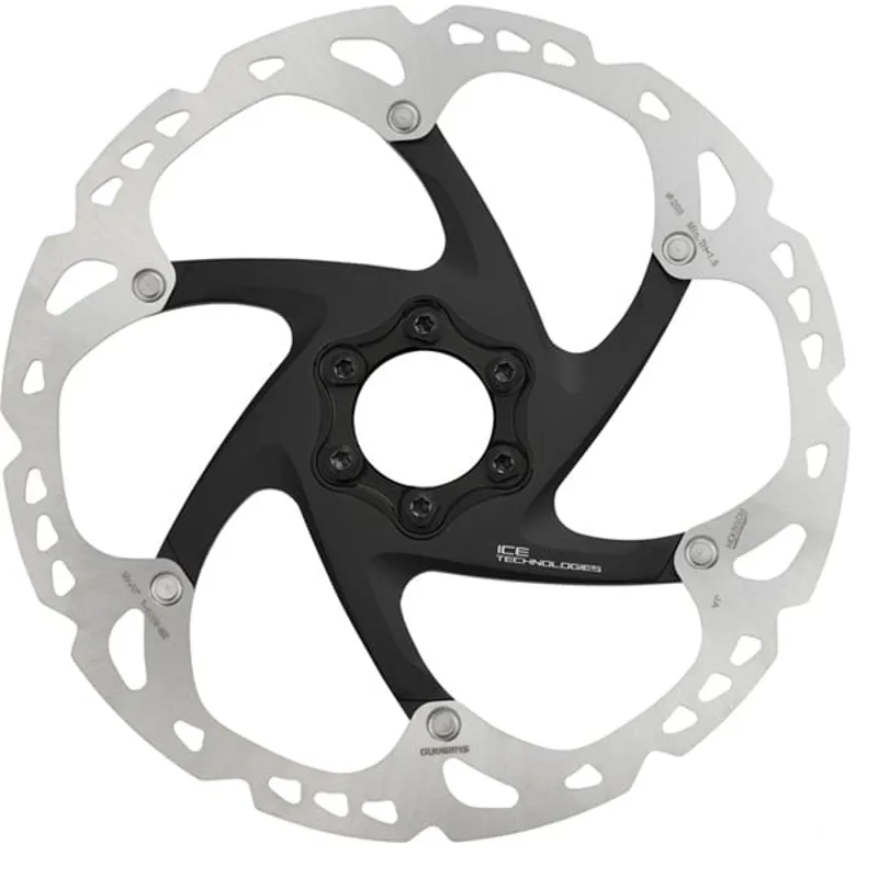 Shimano Deore Rotor SM-RT86 XT Ice Tec Silver / Black -2