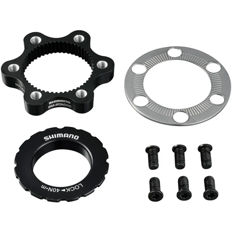 Shimano Spares SM-RTAD05 6-Bolt Rotor To Centre-Lock Hub Disc Adapter