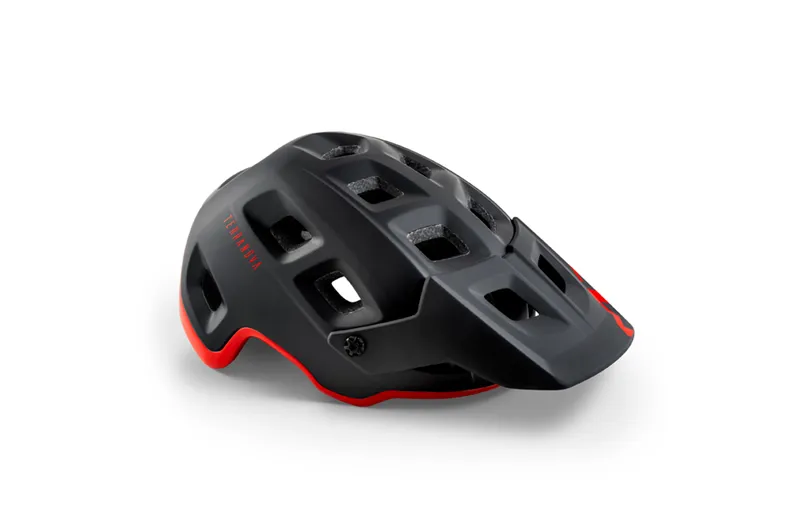 Met Terranova Mountain Bike Helmet for Trail and E-MTB in Black and Red 