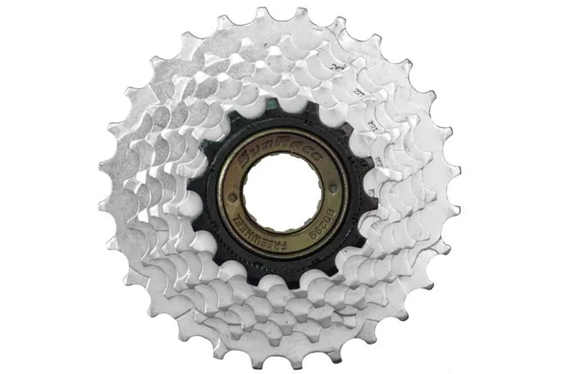 SunRace Freewheel 7 speed 14-28t Shimano/Sram/KMC compatible Chrome 