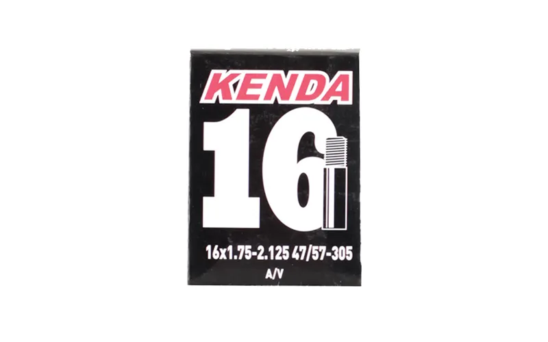 Kenda Inner Tube 16 X 1.75-2.125 Schrader Black 