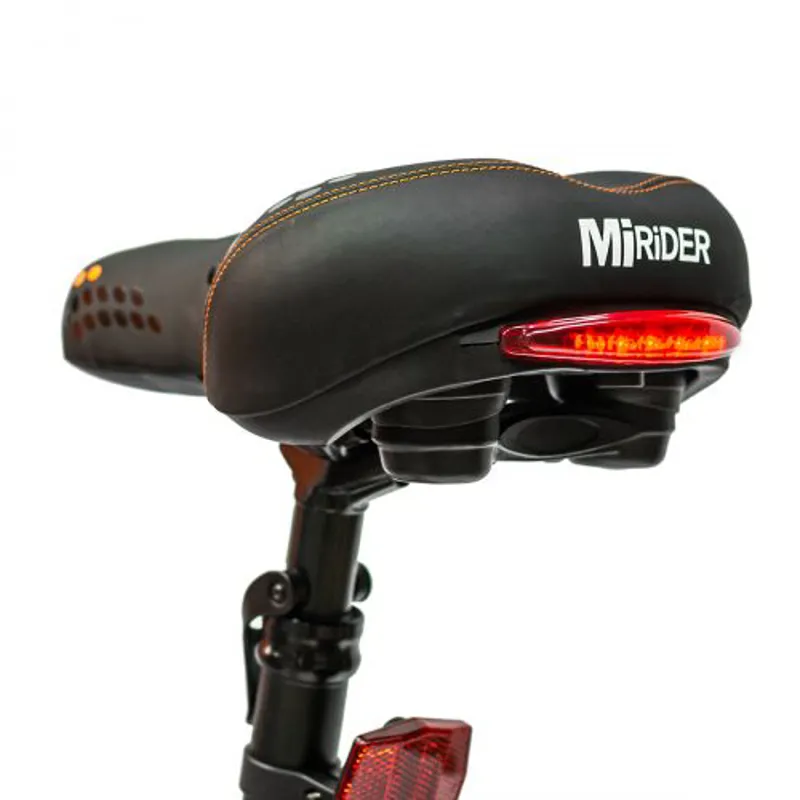 MIRIDER COMFORT GEL SADDLE WITH REAR LIGHT-1