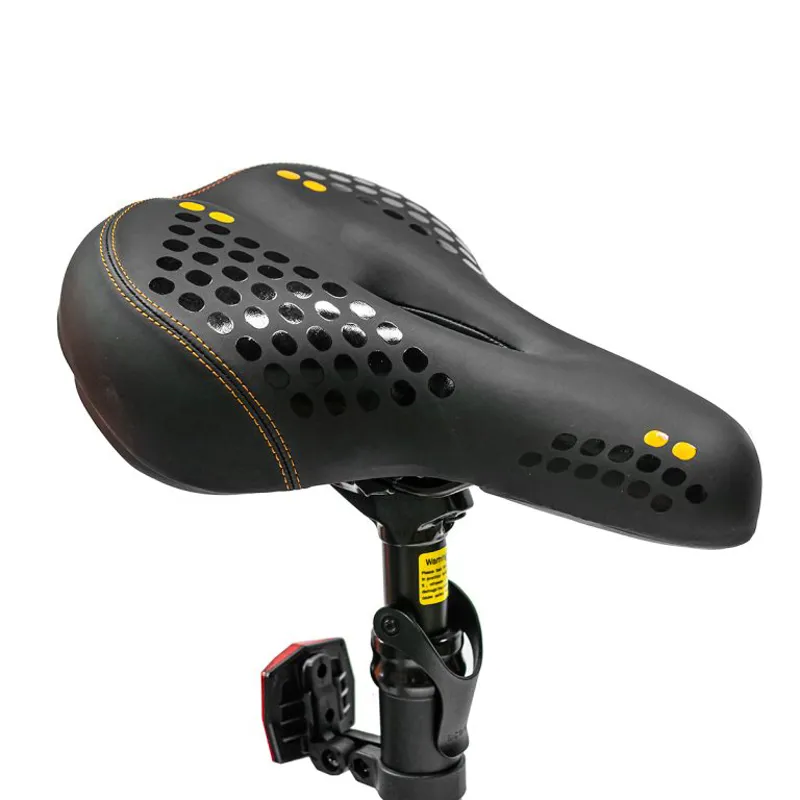 MIRIDER COMFORT GEL SADDLE WITH REAR LIGHT
