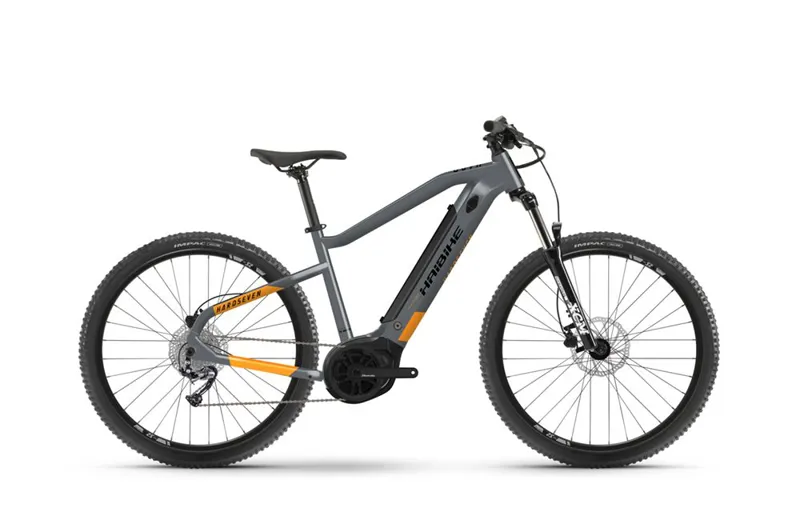 2022 Haibike Hardnine 4 400wh Grey Orange