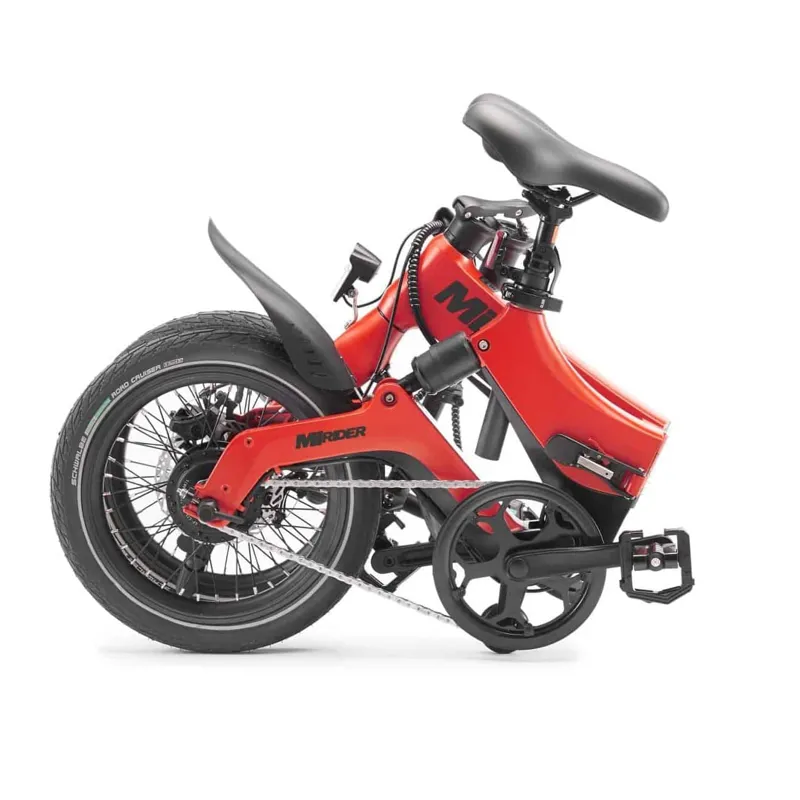 MiRiDER One 16 Folding E-Bike in Eclipse Red-6