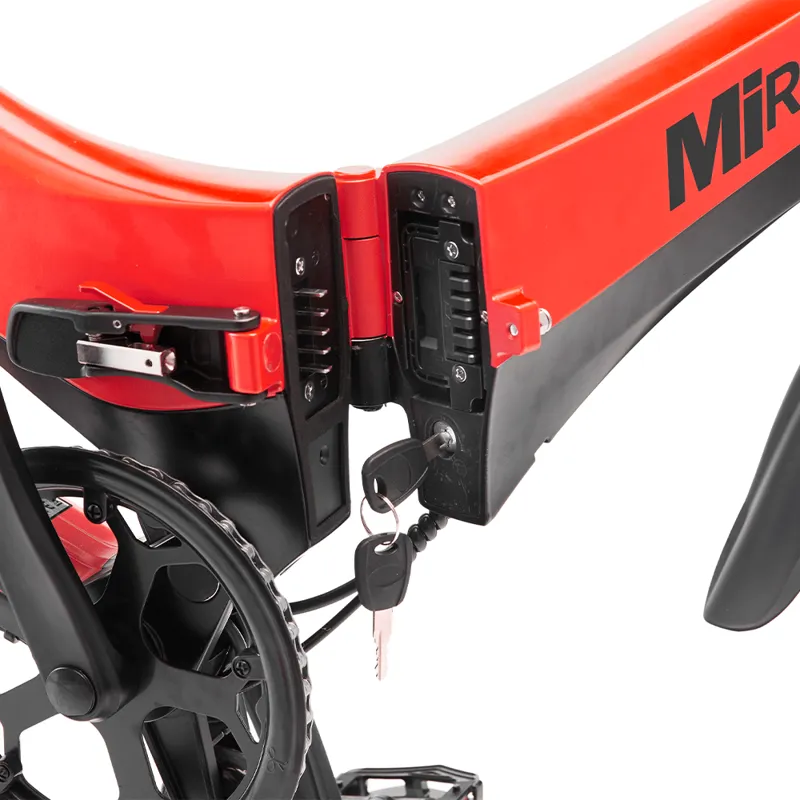 MiRiDER One 16 Folding E-Bike in Eclipse Red-4