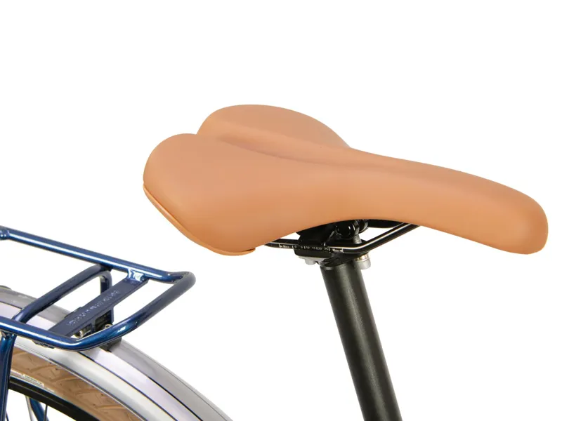 Raleigh Array Electric Bike Silver and Blue