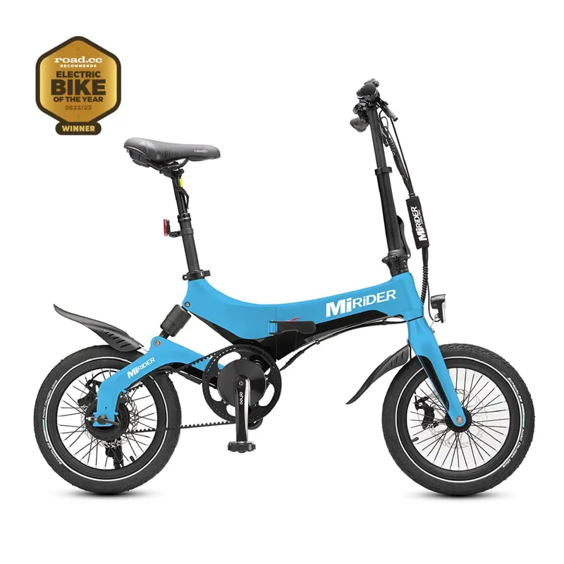 MiRider GB3 Azure Blue Folding Electric Bike