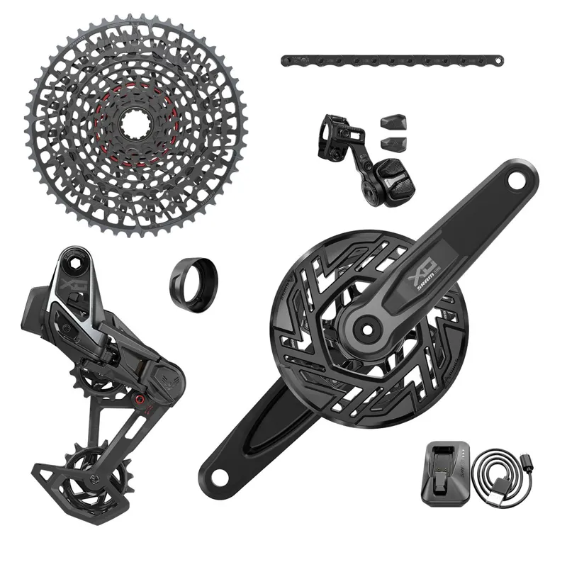 Sram X0 T-Type Eagle E-Mtb 104bcd Axs Groupset W Battery Charger