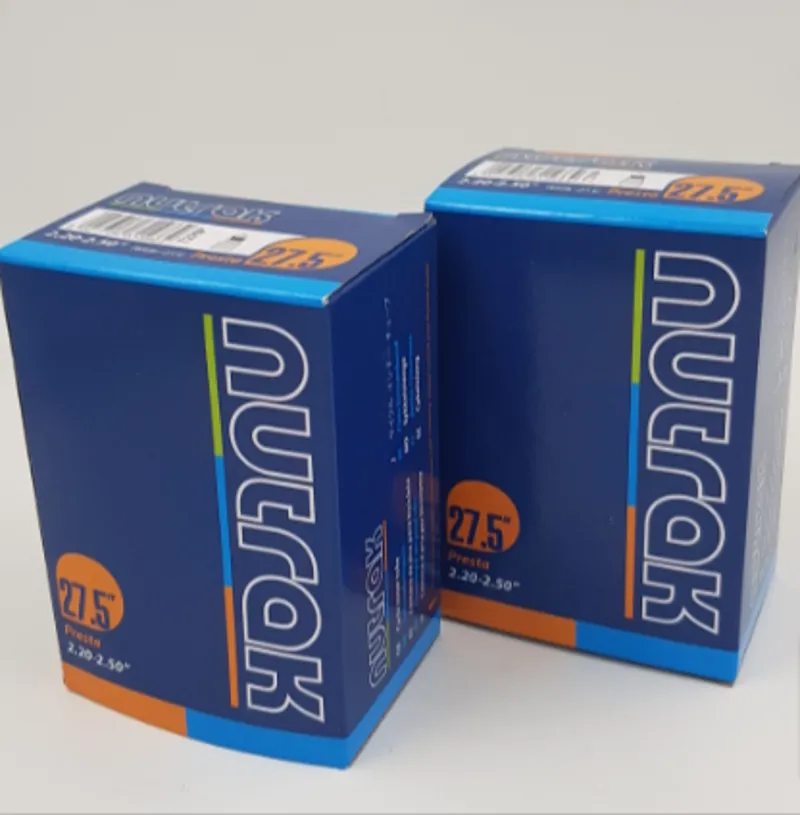 Nutrak Inner Tube 27.5 X 2.2-2.5 Presta Valve in Black x 2 Bundle Product-1