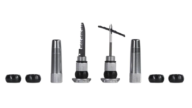 Muc-Off Stealth Tubeless Puncture Repair Plugs - Silver - Bar End Storage