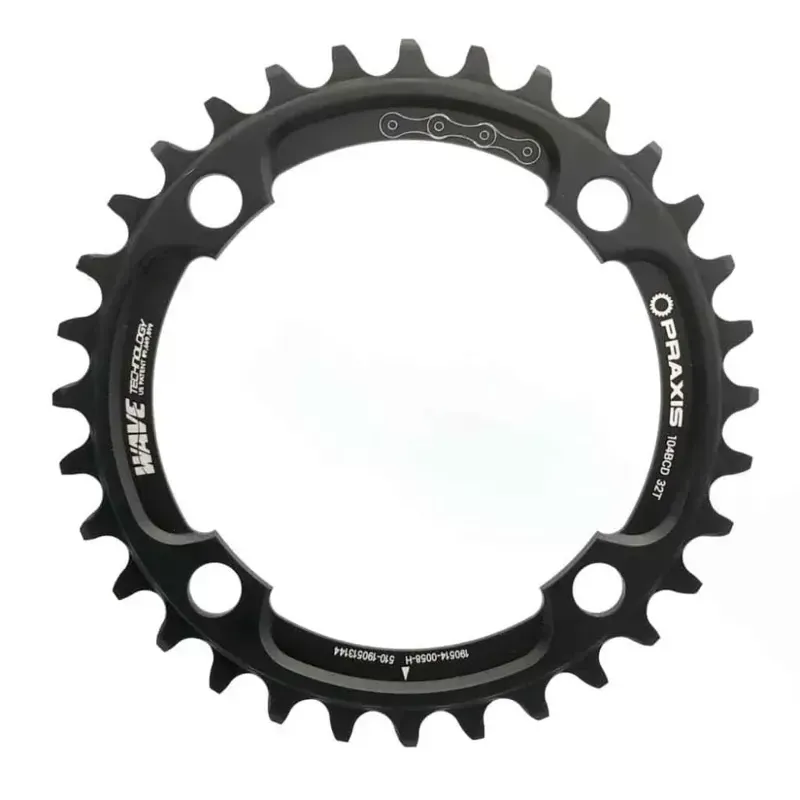 Praxis - CR - 104 BCD Wave 1x Black 34t