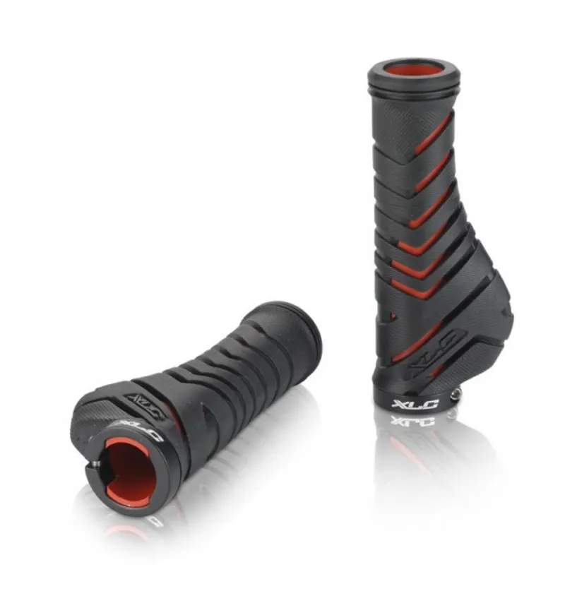 XLC GR- S30 130mm Ergonomic Grips in Red