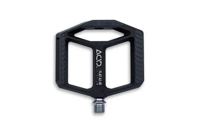 Acid Flat A2-IB Hybrid R Pedals in Black