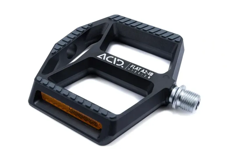 Acid Flat A2-IB Hybrid R Pedals in Black-1