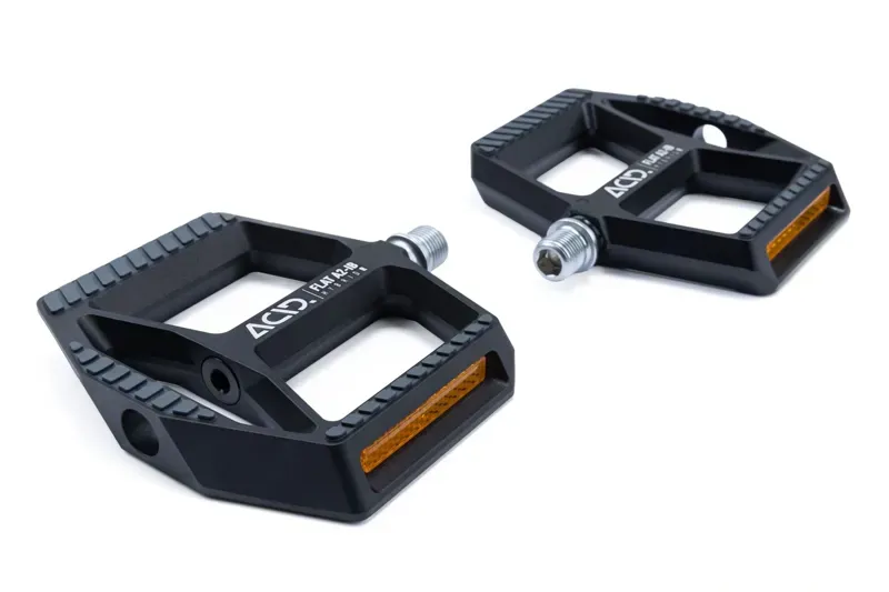 Acid Flat A2-IB Hybrid R Pedals in Black-2
