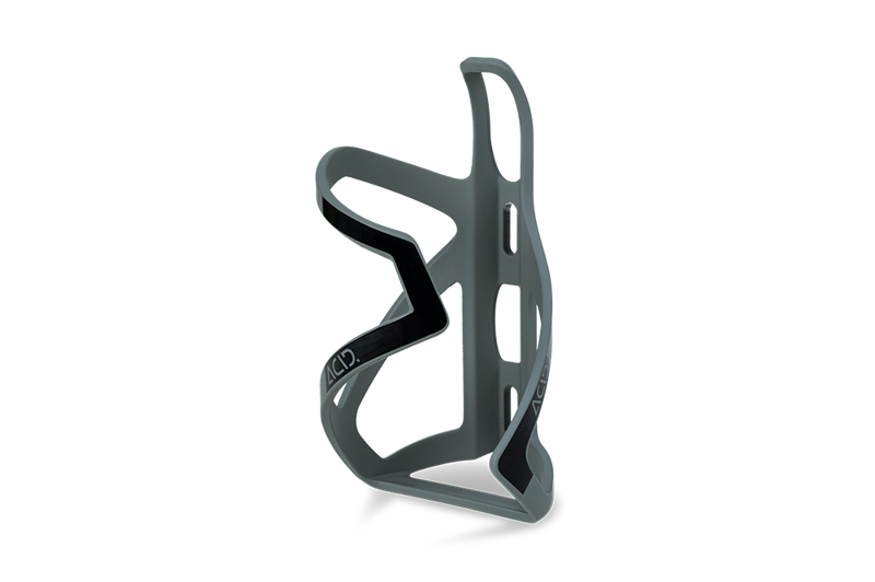 NI - Acid HPP Sidecage Bottle Cage in Matt Grey/Black