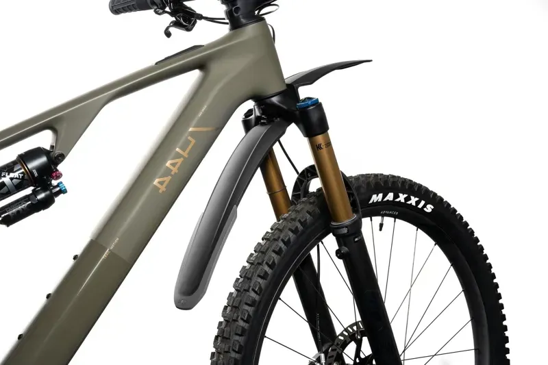 Acid Mudguard Vane Pro 27.5-29-inch Front in Black/Grey-4