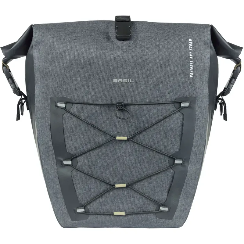 Basil Navigator Storm L Single Pannier Black 25-31 litres-1