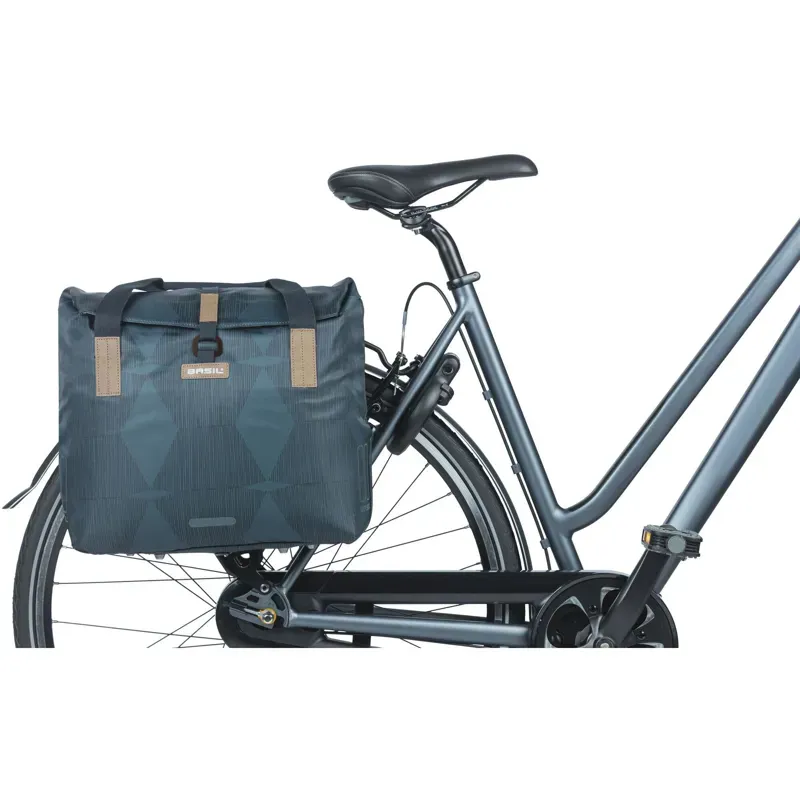 Basil Elegance Bicycle Shopper 20- 26L Blue 20-26 litres-4