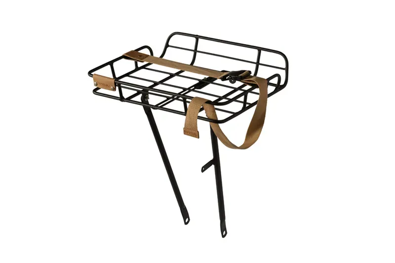 Basil Portland Front Carrier in Black