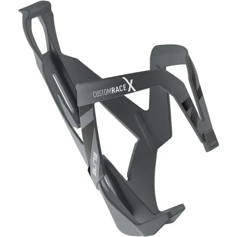 Elite Custom Race X Resin Bottle Cage in Grey/Black