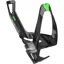 Elite Bottle Cage Elite Cannibal XC Bio-Based In Black Glossy Green Graphic