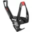 Elite Bottle Cage Elite Cannibal XC Bio-Based In Black Glossy Red Graphic