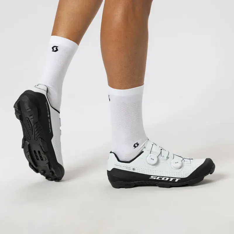 Scott MTB RC Shoes in White/Black-6